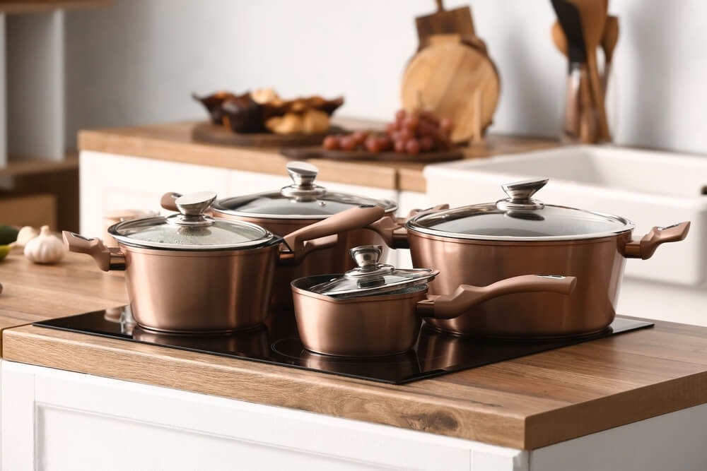 Copper Cookware Set