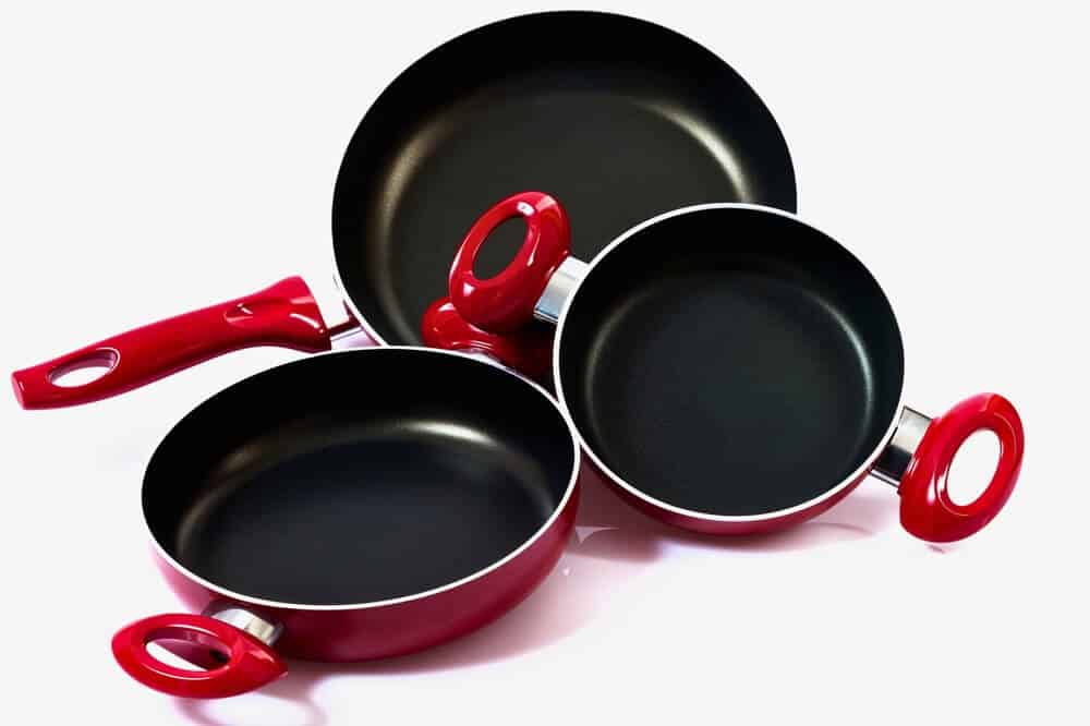 Non-Stick Red Cookware Set