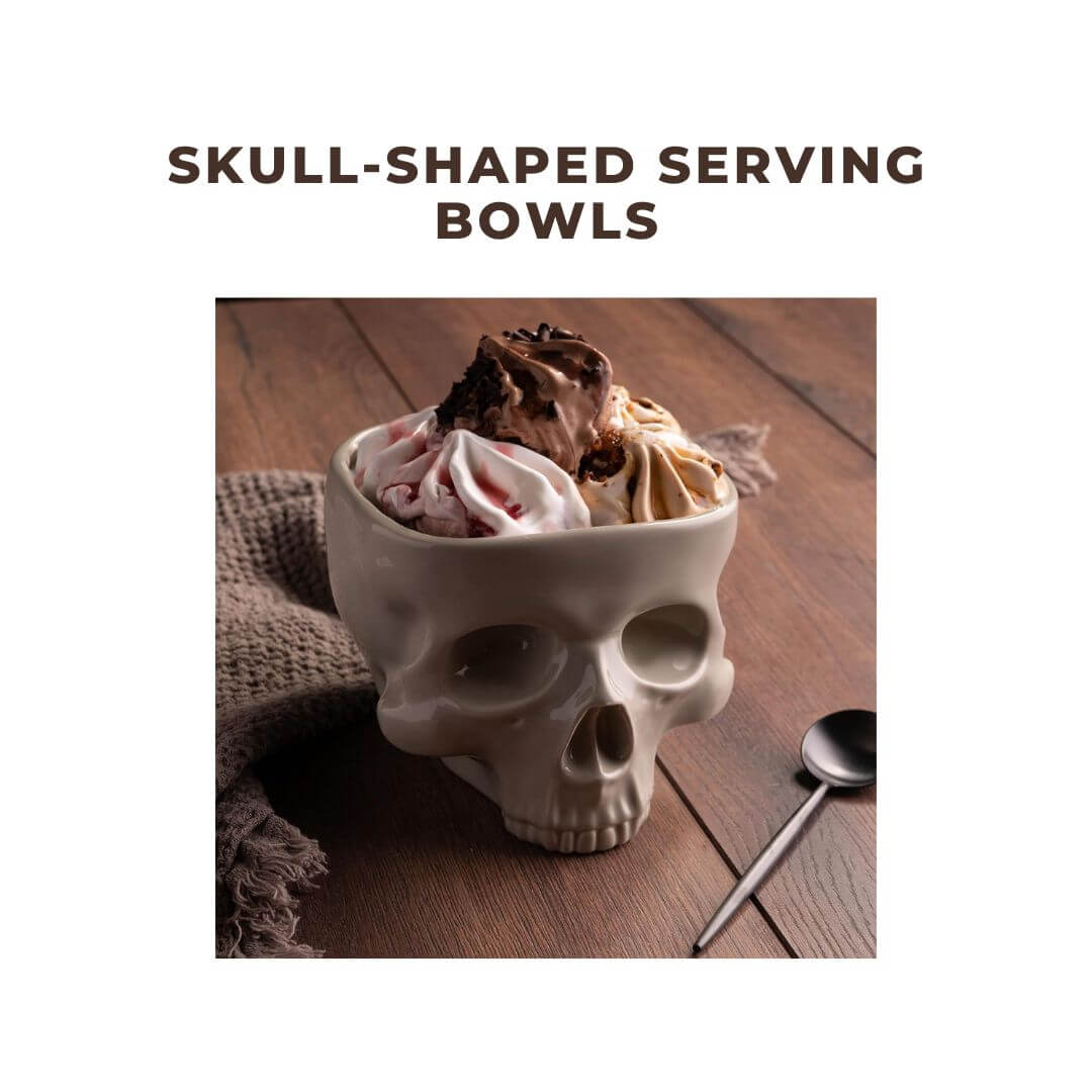 Skull-Shaped Serving Bowls