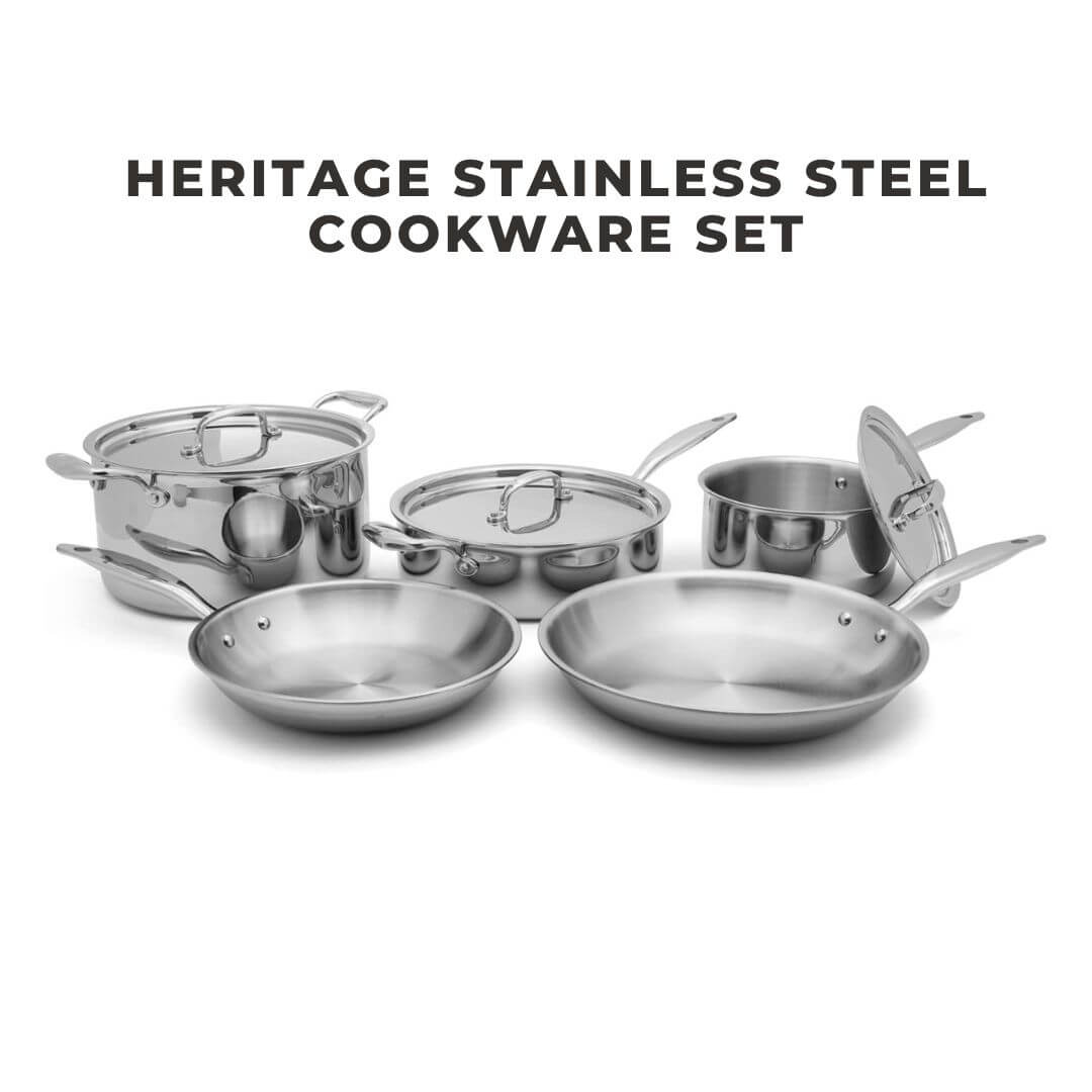 Heritage Stainless Steel Cookware Set