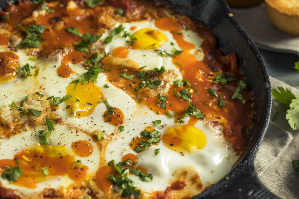 Shakshuka Baked Eggs