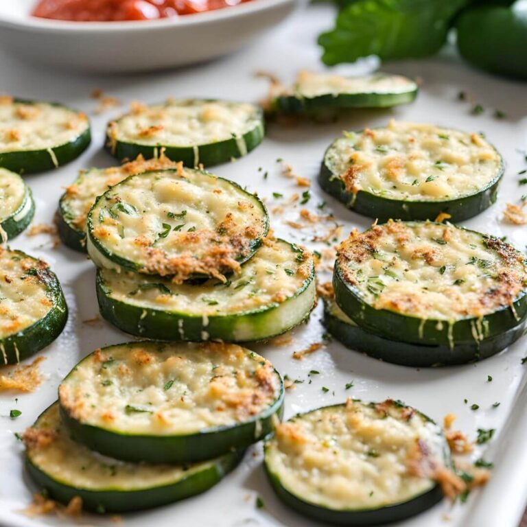 easy peasy parmesan ranch baked zucchini coins