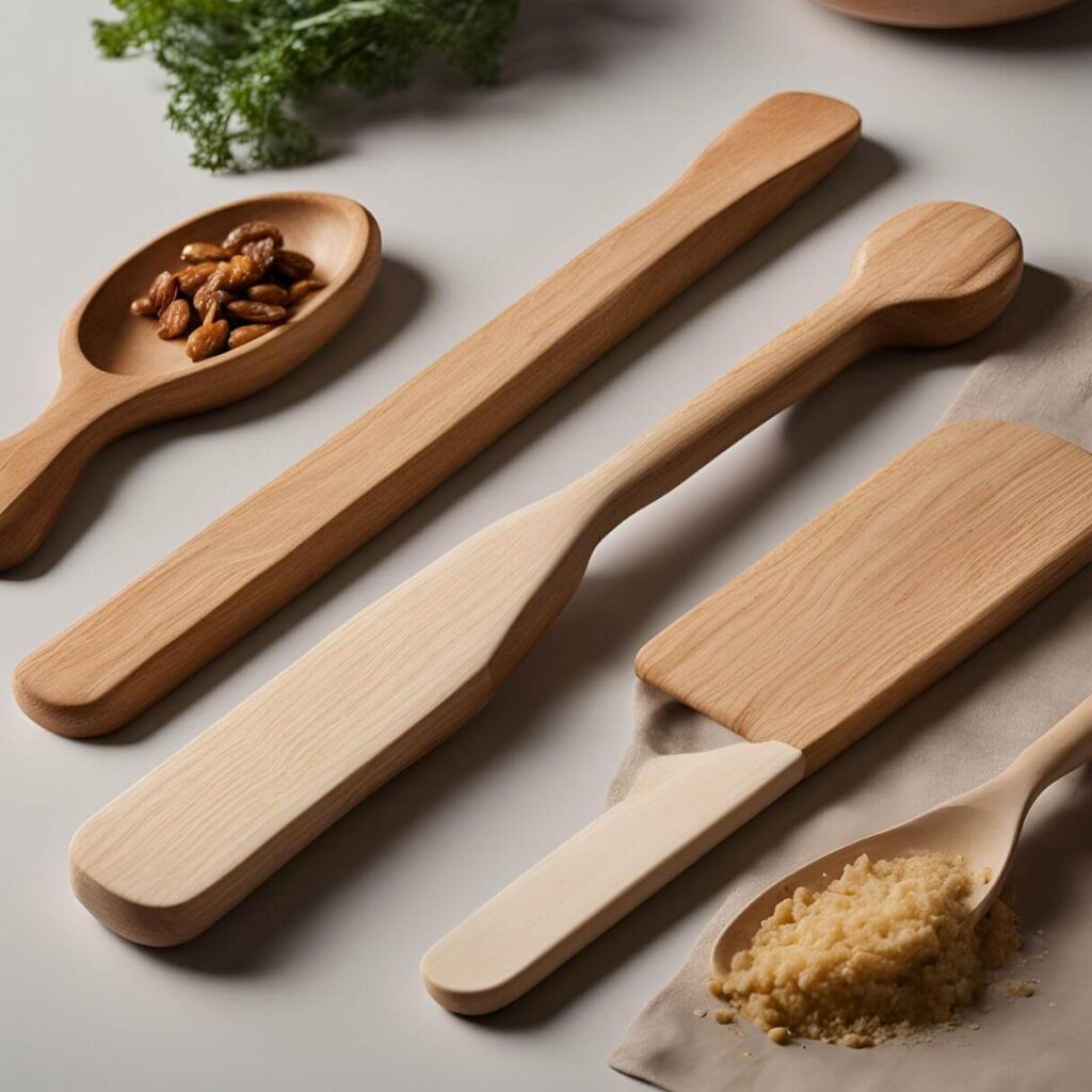 Modern spurtles, versatile tools for contemporary kitchens, ideal for stirring and mixing