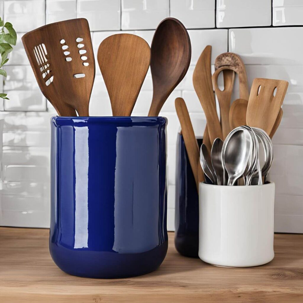 Royal Blue utensil holder