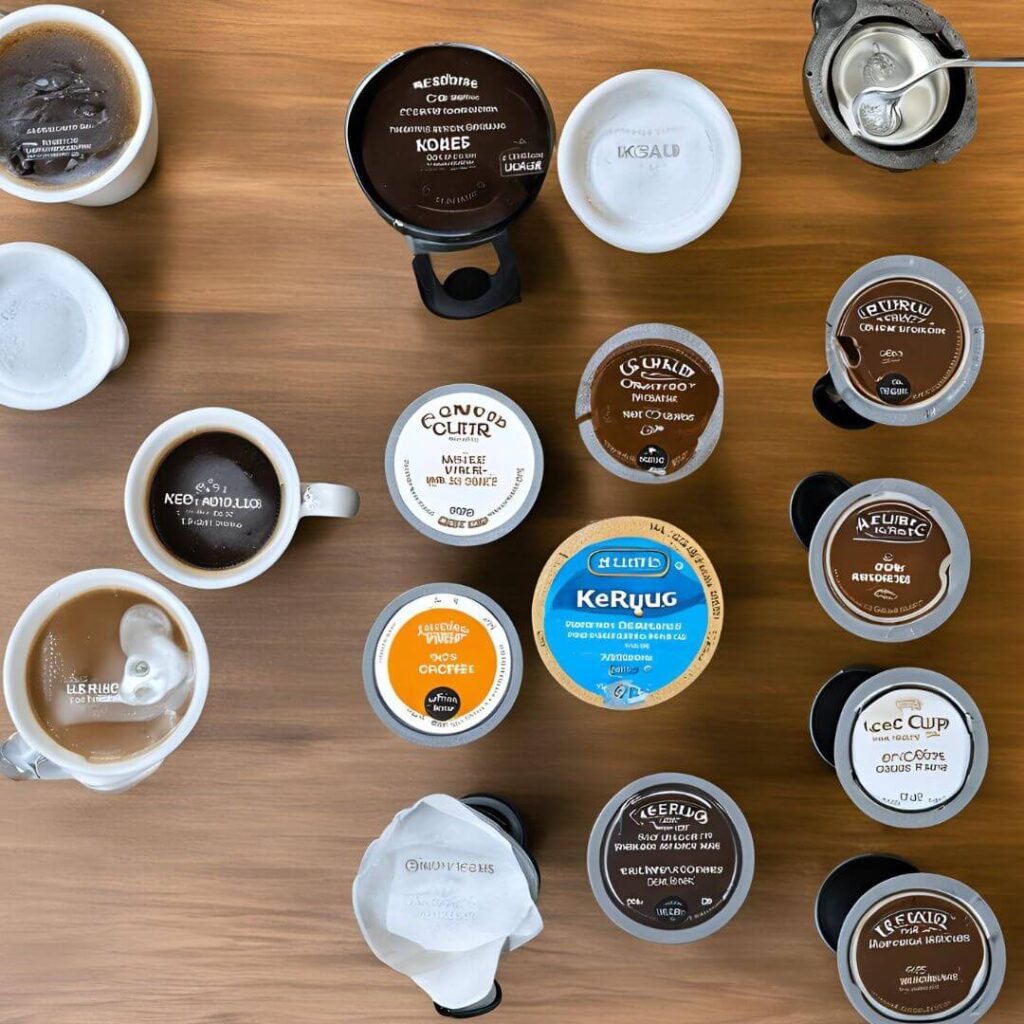 chossing right k-cup for making tasty ice coffee from a keurig