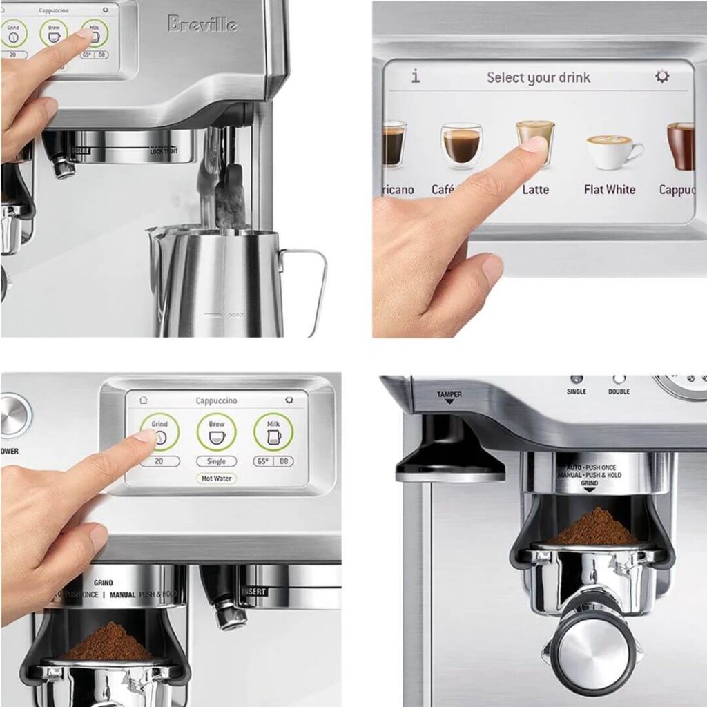 Guidelines for the Breville BES880 Espresso Machine, featuring detailed instructions on brewing, frothing, cleaning, and maintenance for optimal coffee performance